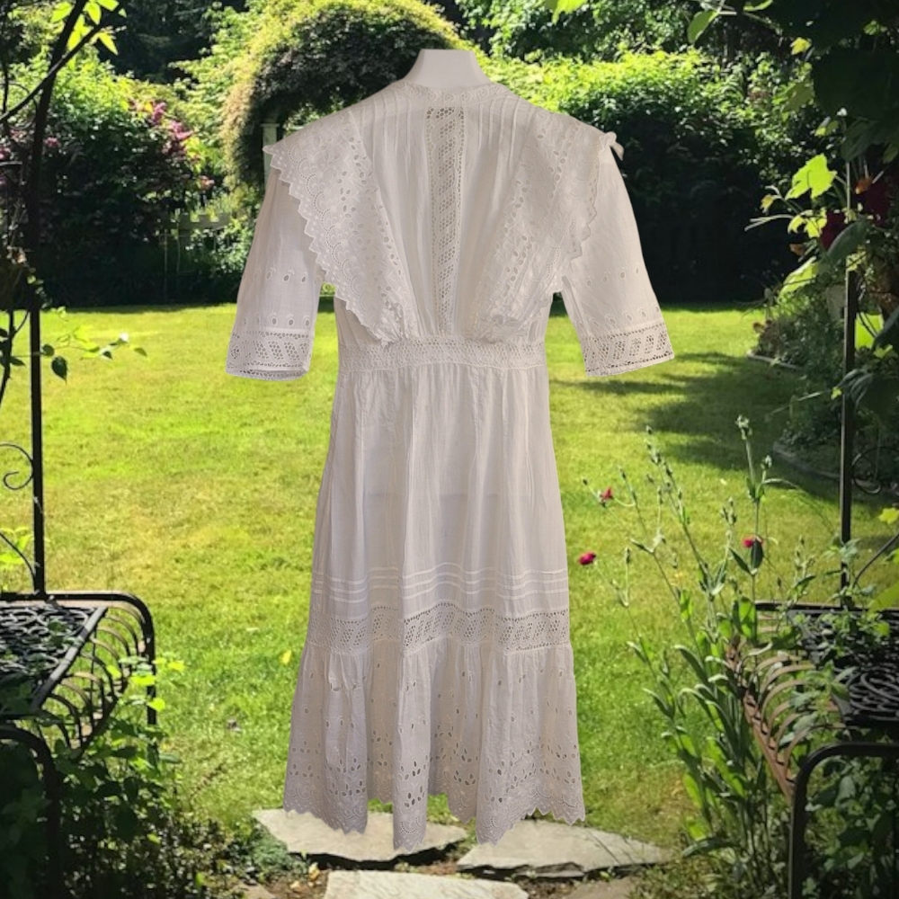 Antique Edwardian Muslin Dress